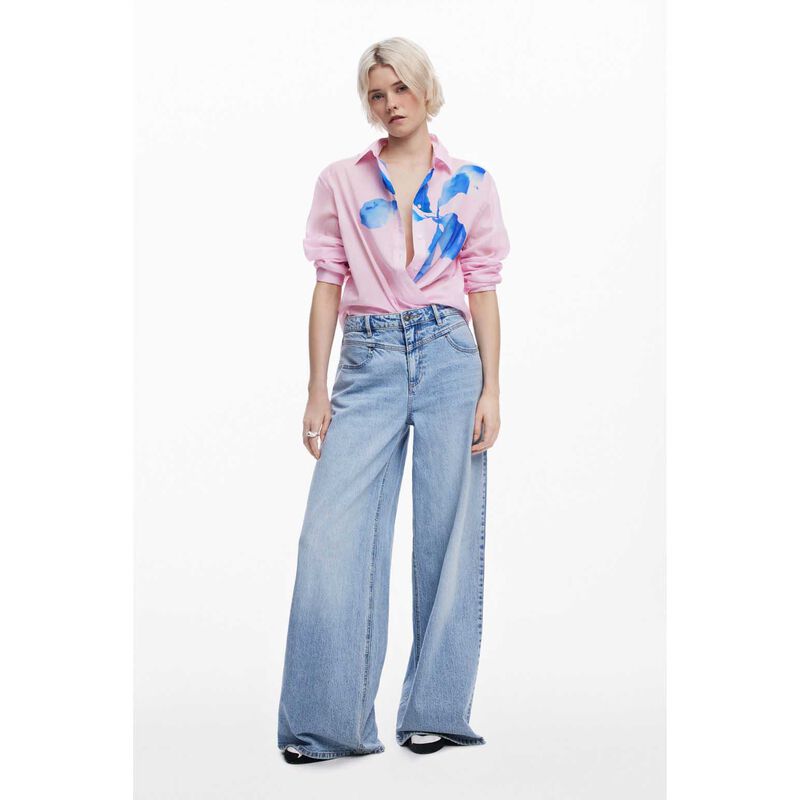 Desigual Water Flower Lacroix Shirt image number 3